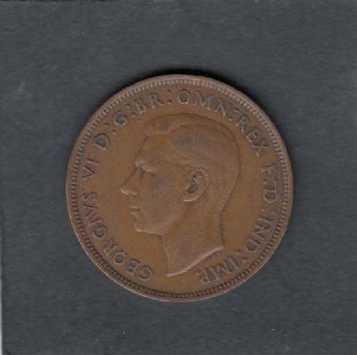 Beschrijving: 1 Penny  GEORGIUS VI  